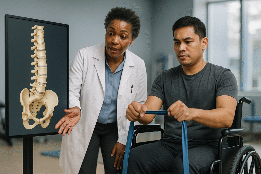 signs of improvement in spinal cord injury recovery