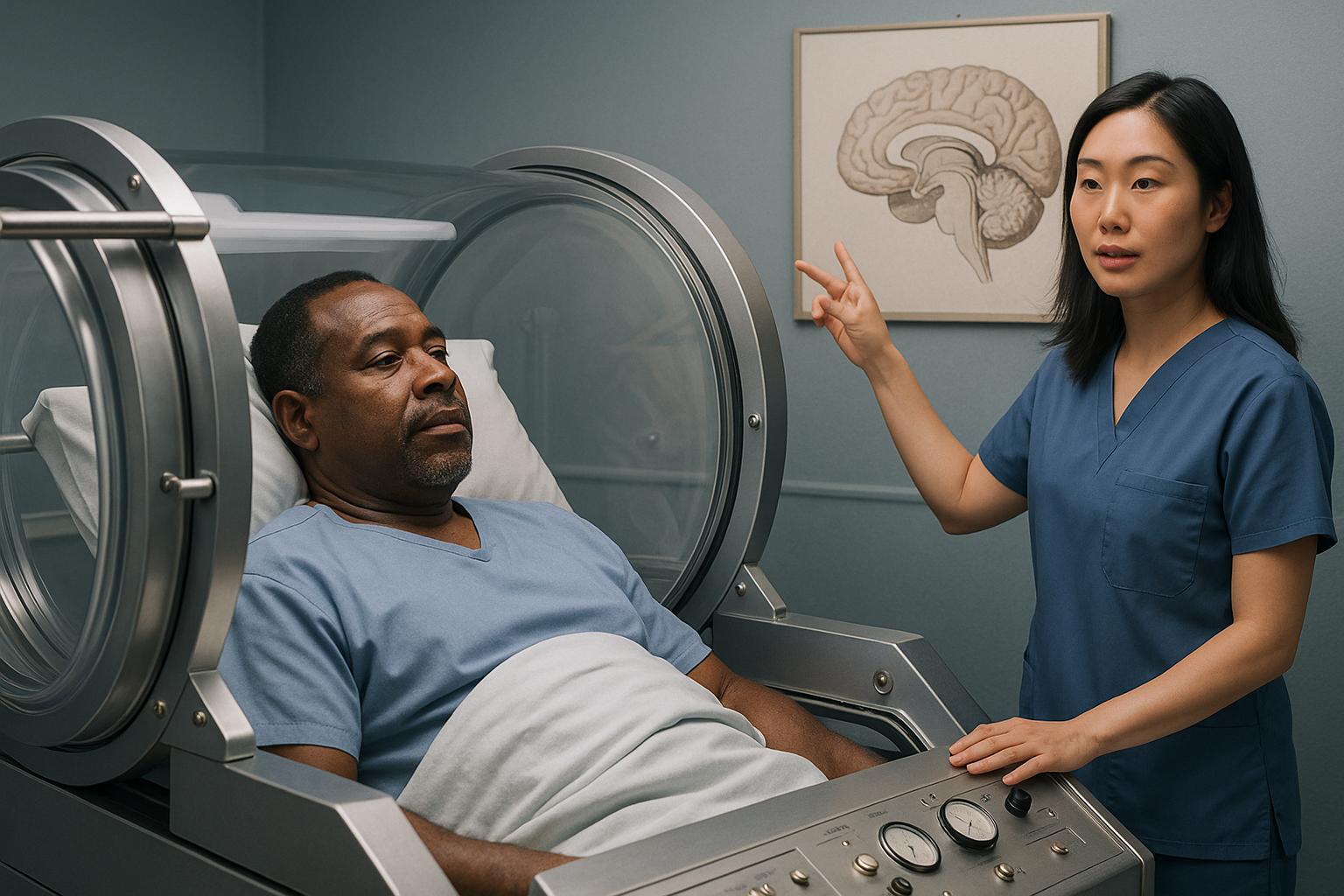 hyperbaric oxygen treatment for brain injury
