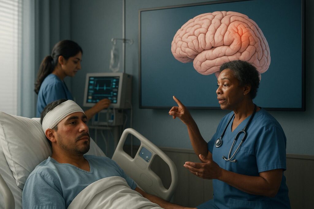 traumatic brain injury from motorcycle accident