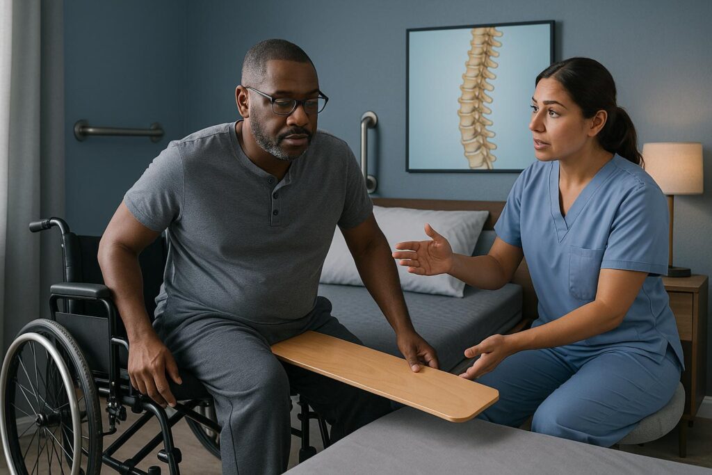 returning home after spinal injury