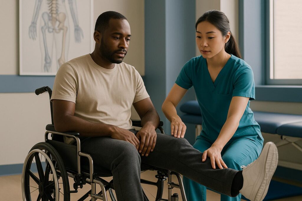 SCI spasticity and tone