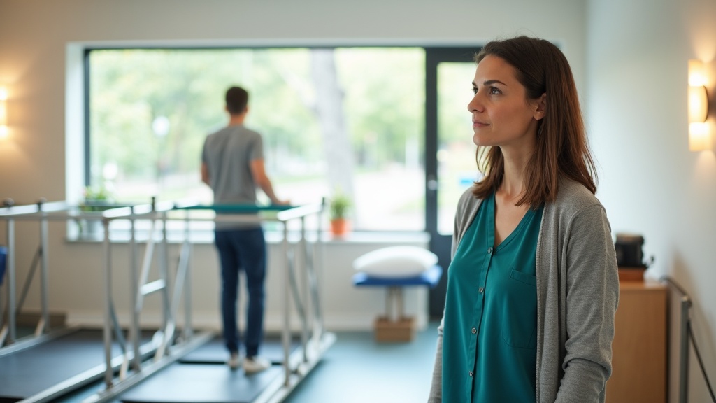 Physiatrist evaluating rehabilitation progress to identify life care plan flaws in functional prognosis and medical necessity