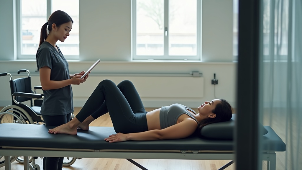 Active wheelchair user on waterfront boardwalk showing functional independence and bed mobility after SCI outcomes