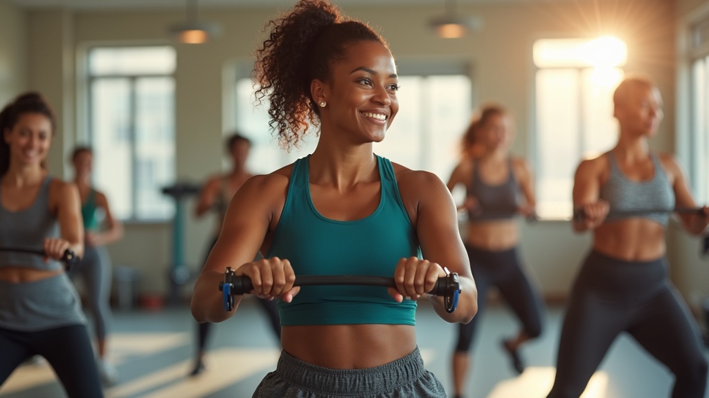 Black woman participating in community recreation activity after traumatic brain injury