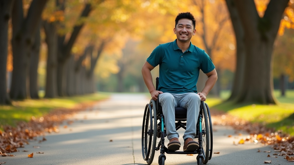 Wheelchair user demonstrating functional independence outcomes relevant to qualifying an expert witness in spinal cord injury cases