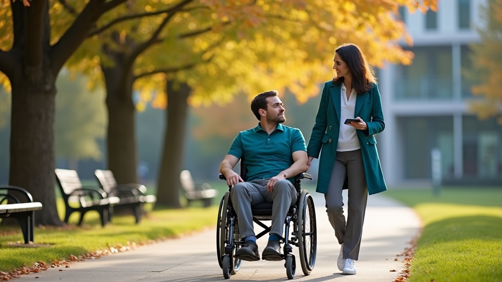 Physiatrist conducting functional assessment consultation for catastrophic injury expert witness report